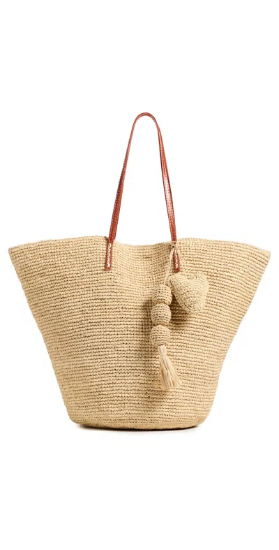 Hat Attack Mary Tote Natural In Brown