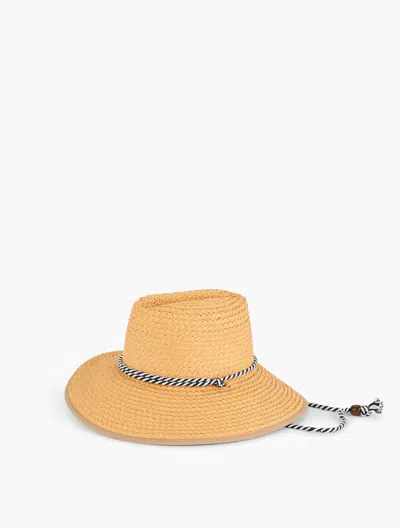 Hat Attack Maya Chinstrap Hat - Toast - 001 Talbots