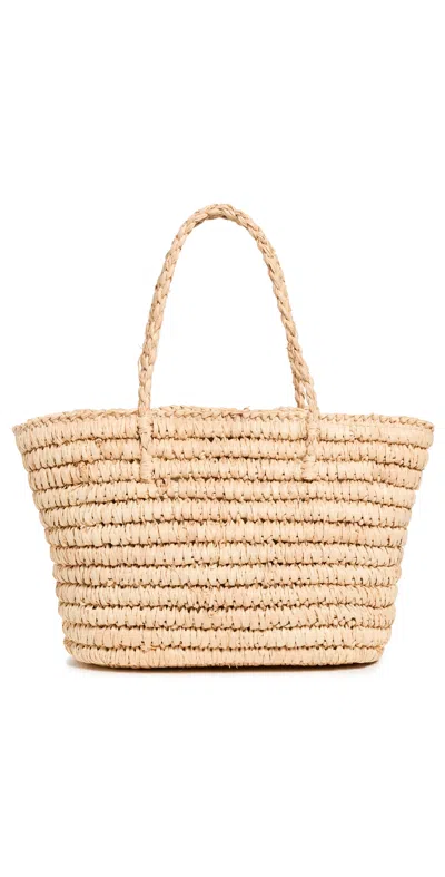 Hat Attack Nora Handheld Mini Tote Natural In Burgundy