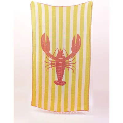 Hat Attack Novelty Turkish Towel In Yellow