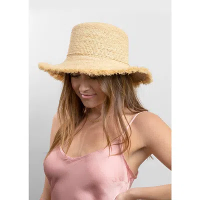 Hat Attack Packable Raffia Bucket Hat In Natural