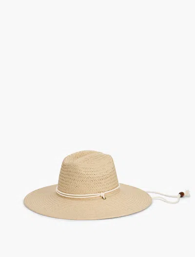 Hat Attack Packable Surfer Chinstrap Hat - Natural - 001 Talbots In Neutral