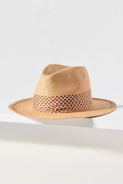 Hat Attack Pammy Panama Straw Rancher Hat In Orange