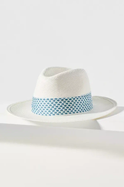 Hat Attack Pammy Panama Straw Rancher Hat In White