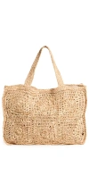 Hat Attack Portia Luxe Tote Natural In Natural