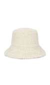 Hat Attack Reversible Sherpa Bucket Hat In Neutral
