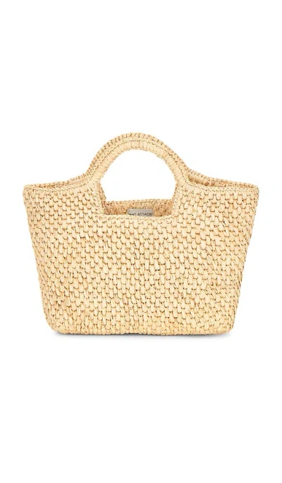 Hat Attack Sandy Top Handle Bag In Natural