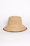 Hat Attack Stripe Modern Bucket Hat In Neutral