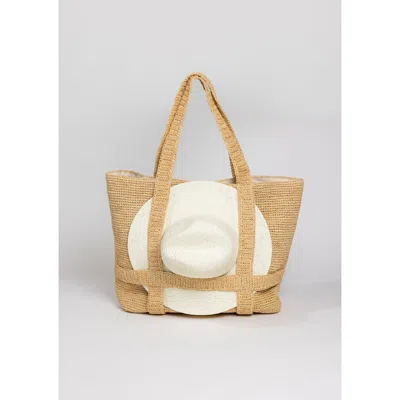 Hat Attack The Original Straw Traveler Bag In Natural