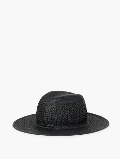 Hat Attack Vented Luxe Packable Hat - Black - 001 Talbots