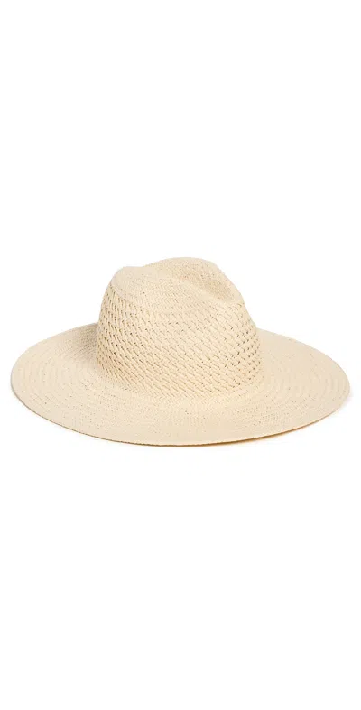 Hat Attack Vented Luxe Packable Straw Hat New Natural