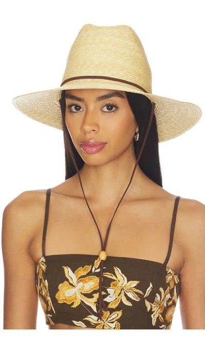 Hat Attack Willow Mini Surfer Fedora Hat In White