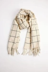 Hat Attack Windowpane Muffler In Neutral