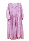 Hat Attack Women's Amalfi Beach Dress In Lavender In Multi