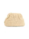 Hat Attack Women's Contour Paper Straw Shoulder Bag In Natural
