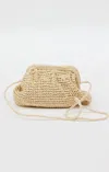 Hat Attack Women's Frame Clutch Bag In Beige In Sand