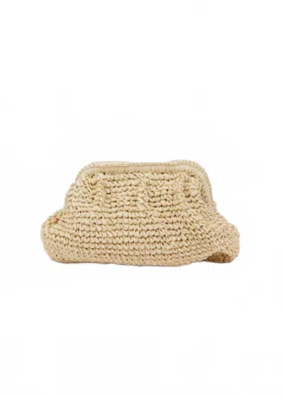 Hat Attack Women's Frame Clutch In Natural In White