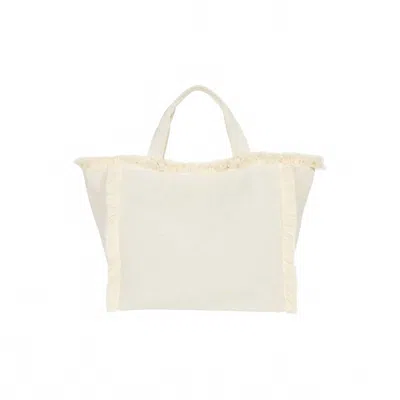 Hat Attack Women's Launch Tote Bag In Natural/ivory In Pink