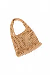 Hat Attack Women's Lizzie Cotton Mini Bag In Tan In Multi