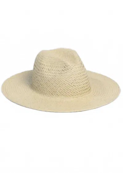 Hat Attack Women's Luxe Vented Packable Straw Hat In Natural In White