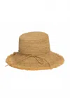 Hat Attack Packable Raffia Bucket Hat In Natural In Brown