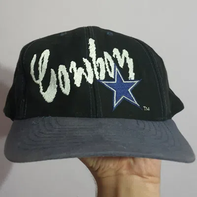 Pre-owned Hat X Nfl Vintage Dallas Cowboys Hat In Blue
