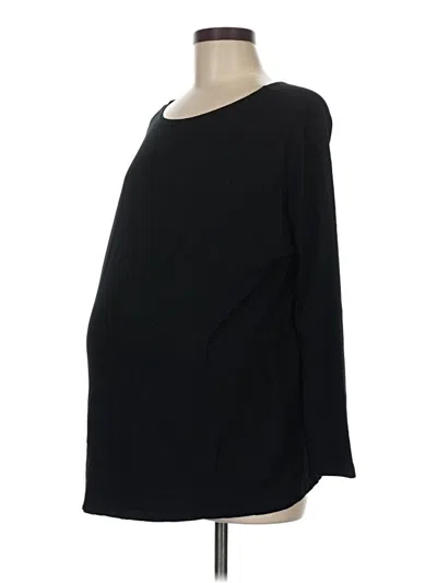 Pre-owned Hatch 3/4 Sleeve T-shirt In Black