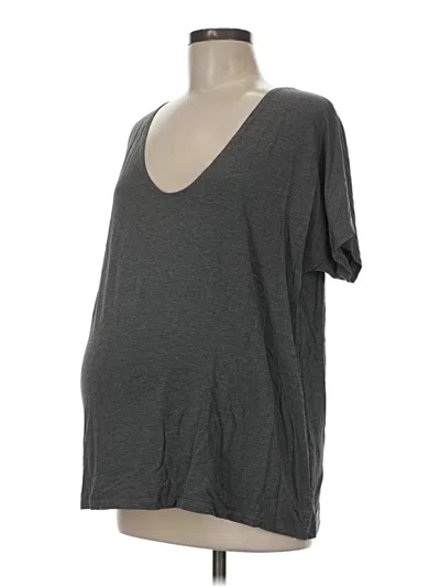 Pre-owned Hatch 3/4 Sleeve T-shirt In Gray