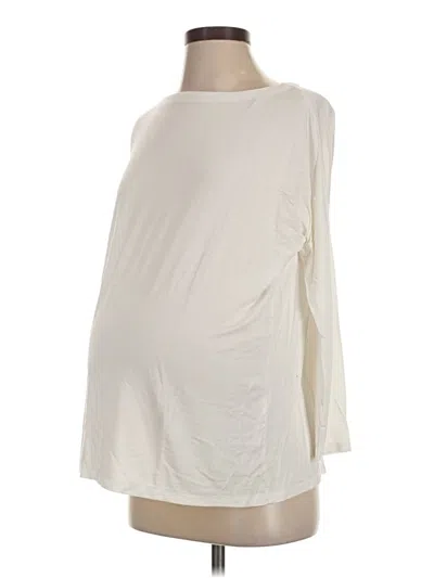 Pre-owned Hatch 3/4 Sleeve T-shirt In Ivory