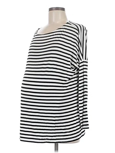 Pre-owned Hatch 3/4 Sleeve T-shirt In Ivory