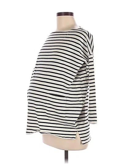 Pre-owned Hatch 3/4 Sleeve T-shirt In Ivory