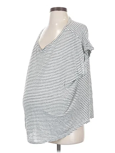 Pre-owned Hatch 3/4 Sleeve T-shirt In Silver