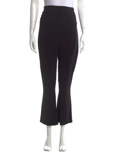 Pre-owned Hatch Bamboo Flared Pants In Black