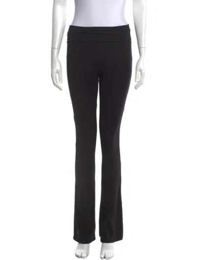 Pre-owned Hatch Bamboo Flared Pants In Black