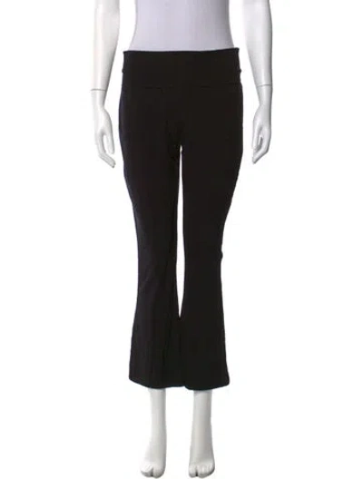 Pre-owned Hatch Bamboo Flared Pants In Black