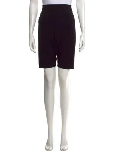 Pre-owned Hatch Bamboo Knee-length Shorts In Black