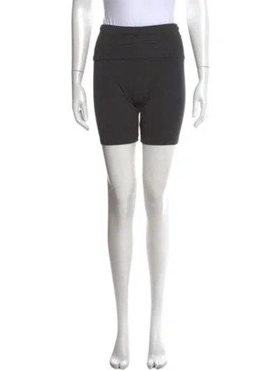 Pre-owned Hatch Bamboo Mini Shorts In Gray