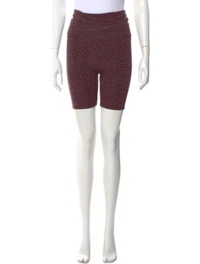 Pre-owned Hatch Bamboo Mini Shorts In Multi