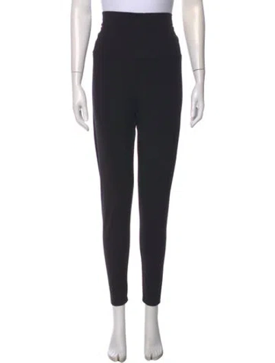 Pre-owned Hatch Bamboo Skinny Leg Pants In Black