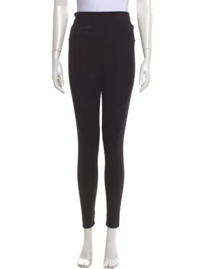 Pre-owned Hatch Bamboo Skinny Leg Pants In Black