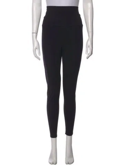 Pre-owned Hatch Bamboo Skinny Leg Pants In Black