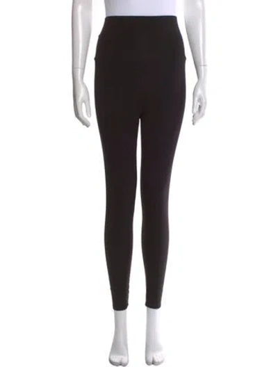 Pre-owned Hatch Bamboo Skinny Leg Pants In Black