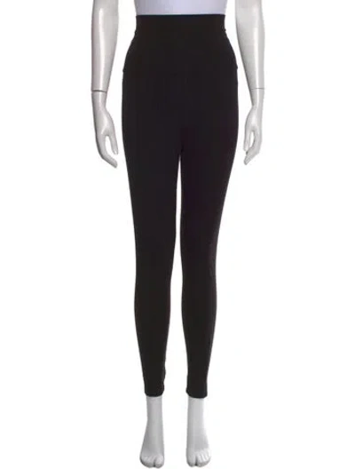 Pre-owned Hatch Bamboo Skinny Leg Pants In Black