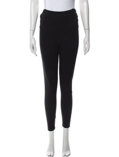 Pre-owned Hatch Bamboo Skinny Leg Pants In Black