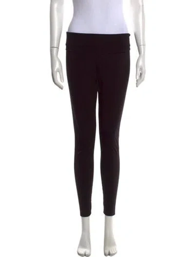 Pre-owned Hatch Bamboo Skinny Leg Pants In Black