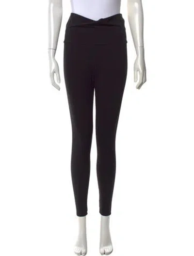 Pre-owned Hatch Bamboo Skinny Leg Pants In Black