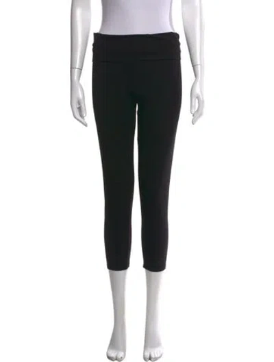 Pre-owned Hatch Bamboo Skinny Leg Pants In Black