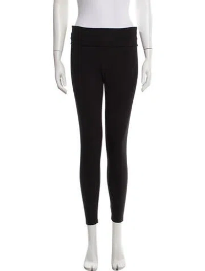 Pre-owned Hatch Bamboo Skinny Leg Pants In Black