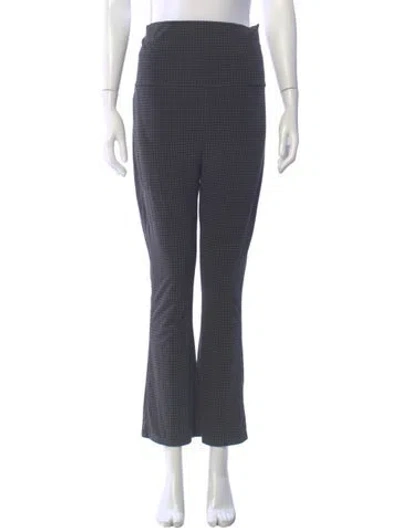 Pre-owned Hatch Bamboo Straight Leg Pants In Black
