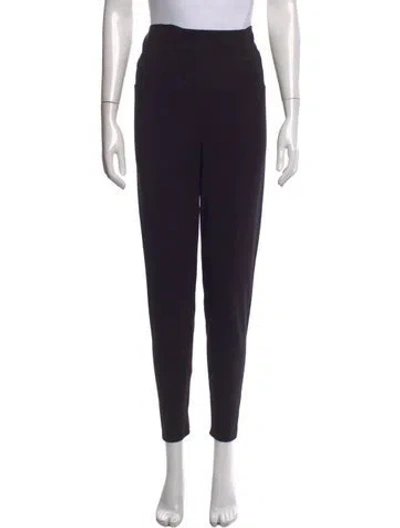 Pre-owned Hatch Bamboo Straight Leg Pants In Black